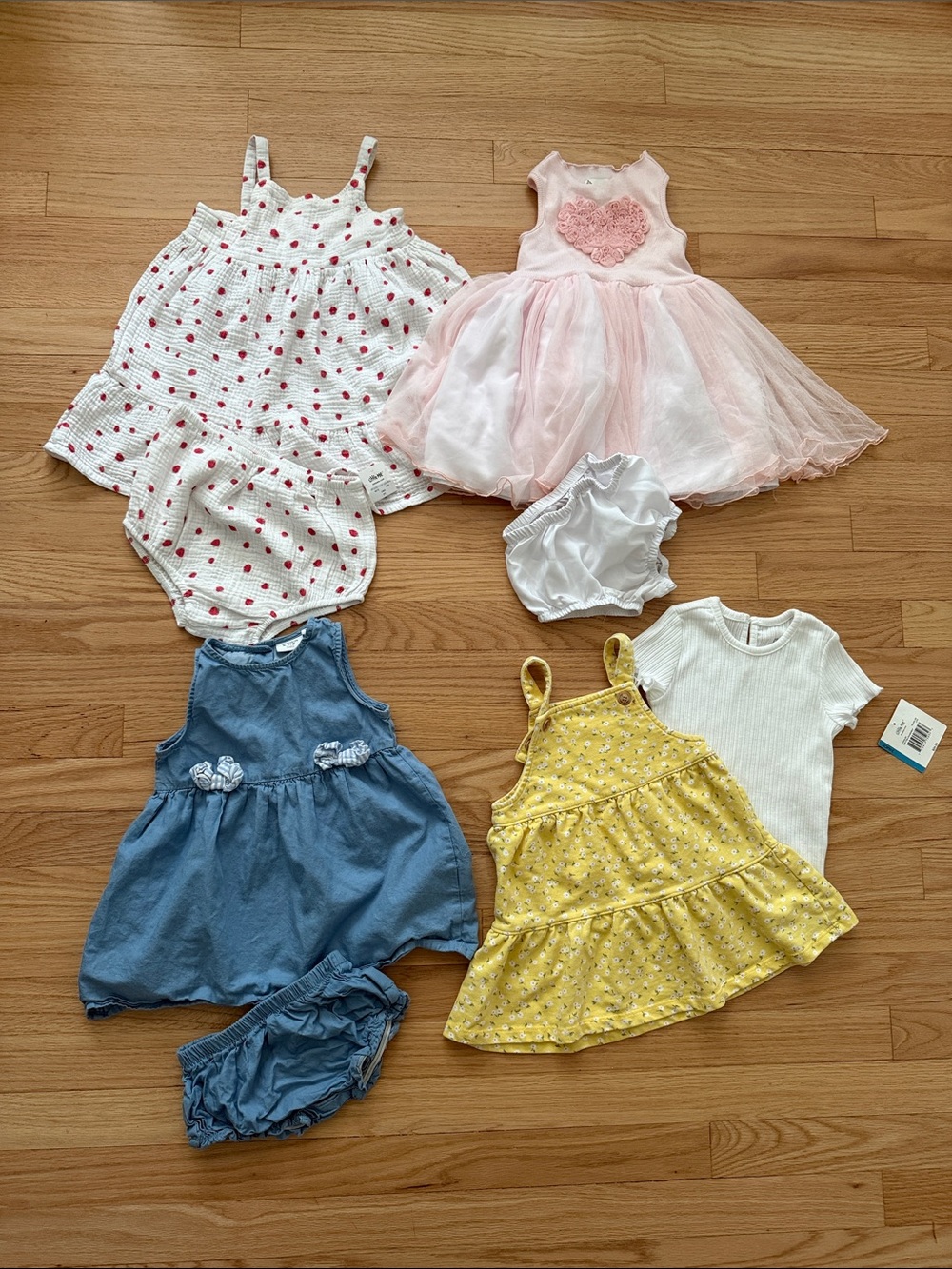 EUC Dress bundle of 4 sets - Little Me (x2), Pippa & Julie, and Crown & Ivy